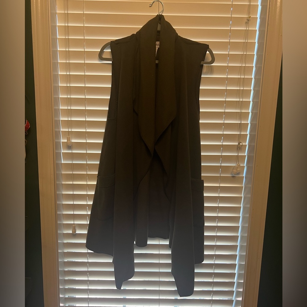 Elegant olive green Women's Sweater Vest